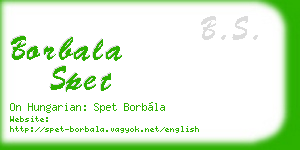 borbala spet business card